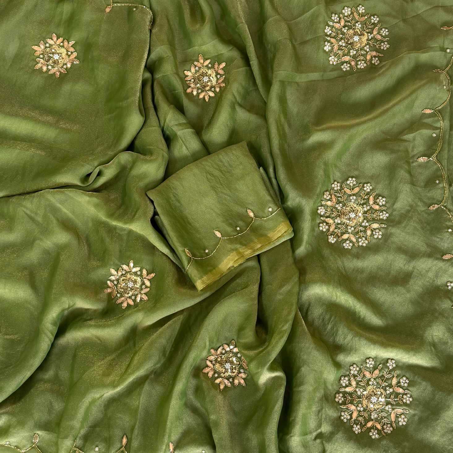 YNF Wholesale Tissue Designer Sarees  | Surat Manufacturer