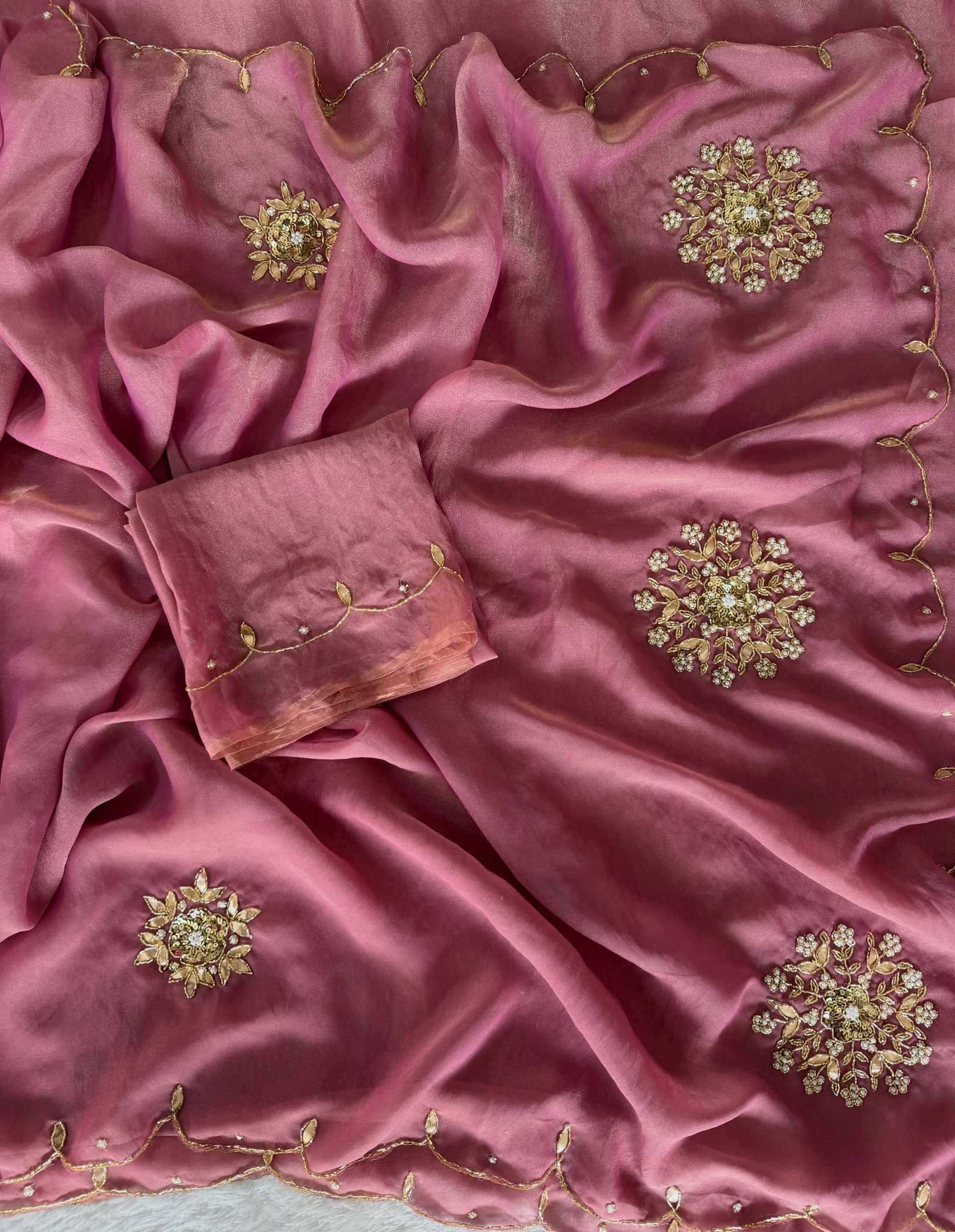 YNF Wholesale Tissue Designer Sarees  | Surat Manufacturer