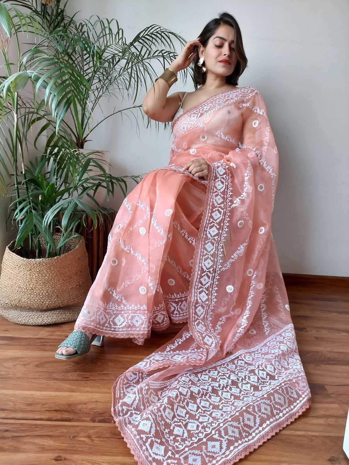 YNF Wholesale Organza Designer Sarees  | Surat Manufacturer