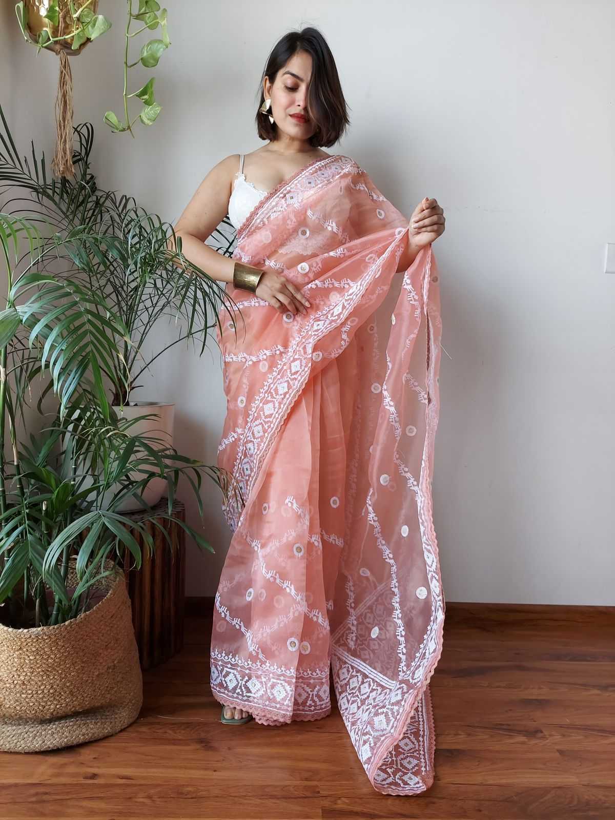 YNF Wholesale Organza Designer Sarees  | Surat Manufacturer
