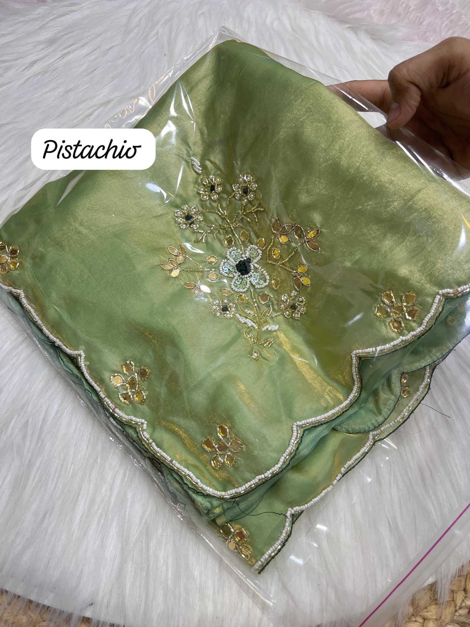 YNF Wholesale Satin Hand Work Sarees KESH549 Krishnika | Surat Manufacturer