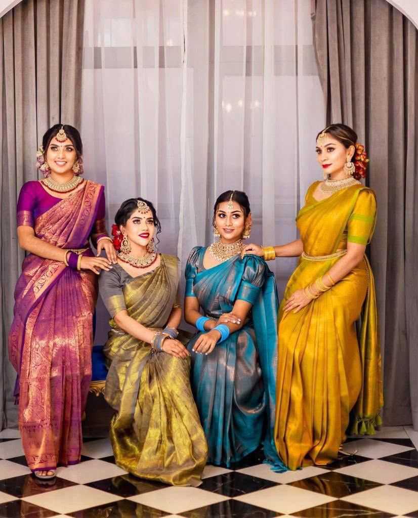 YNF Wholesale Lichi Silk Jacquard Saree  | Surat Manufacturer