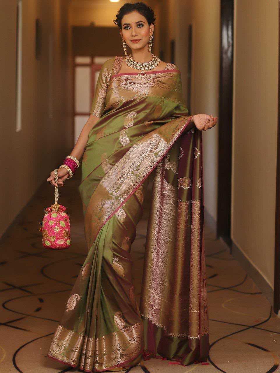 YNF Wholesale Soft Silk Jacquard Saree  | Surat Manufacturer