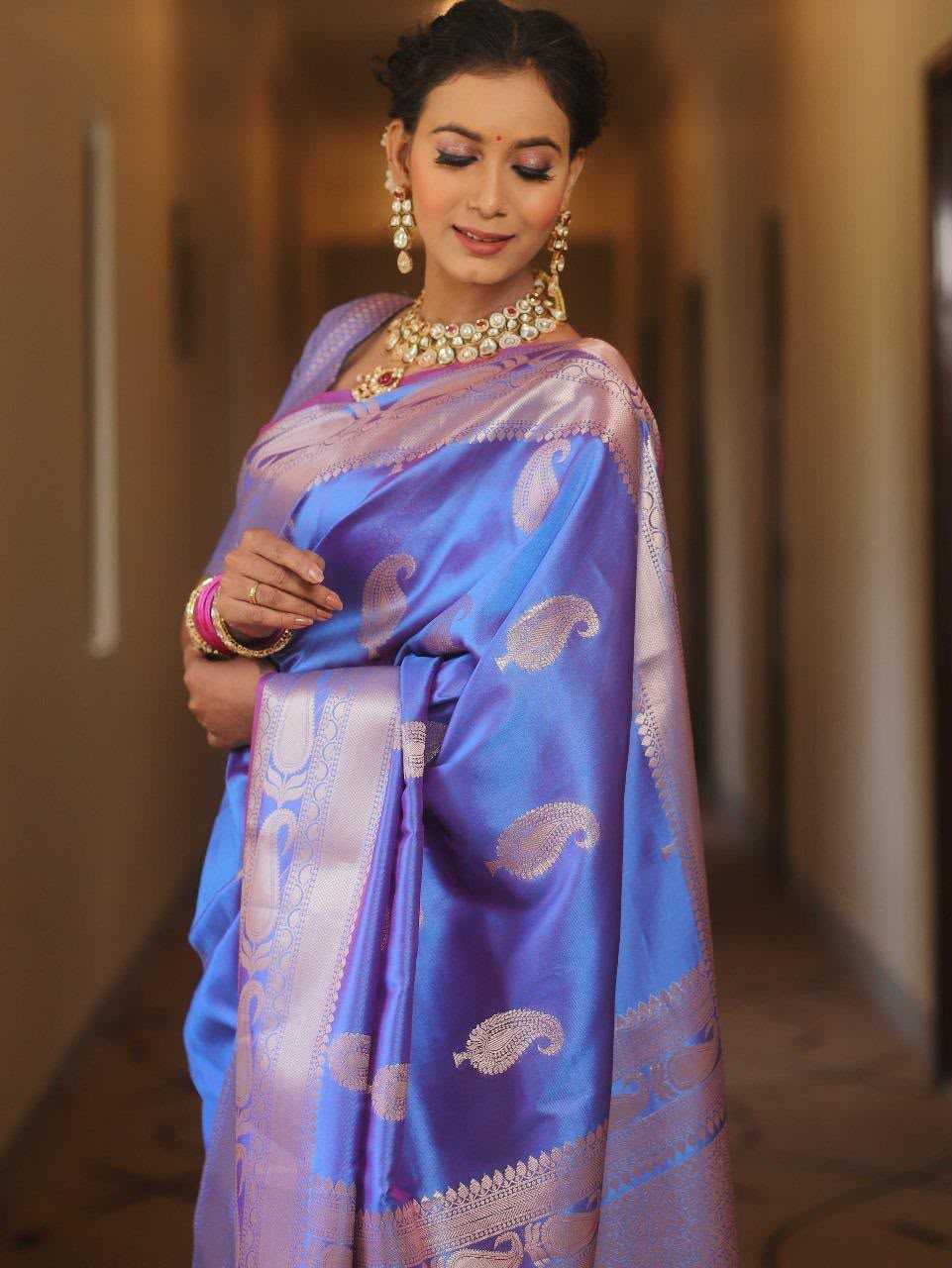 YNF Wholesale Soft Silk Jacquard Saree  | Surat Manufacturer