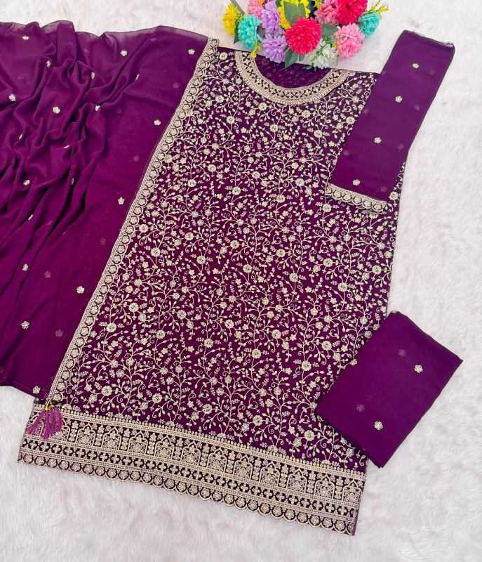 YNF Wholesale Georgette Embroidery Suits  | Surat Manufacturer