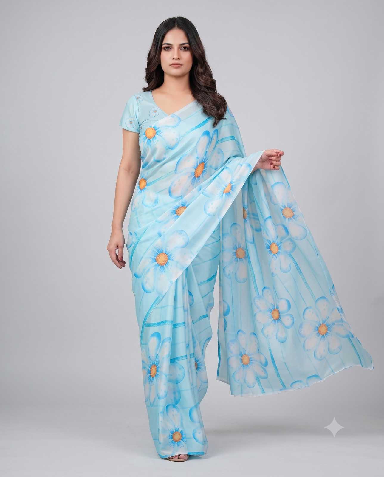 YNF Wholesale Satin Silk Designer Silk Sarees  | Surat Manufacturer