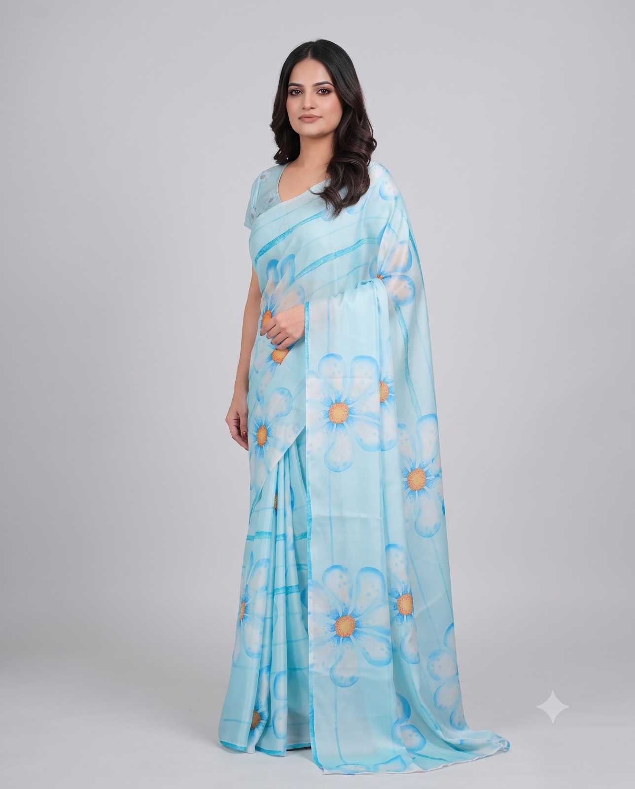 YNF Wholesale Satin Silk Designer Silk Sarees  | Surat Manufacturer