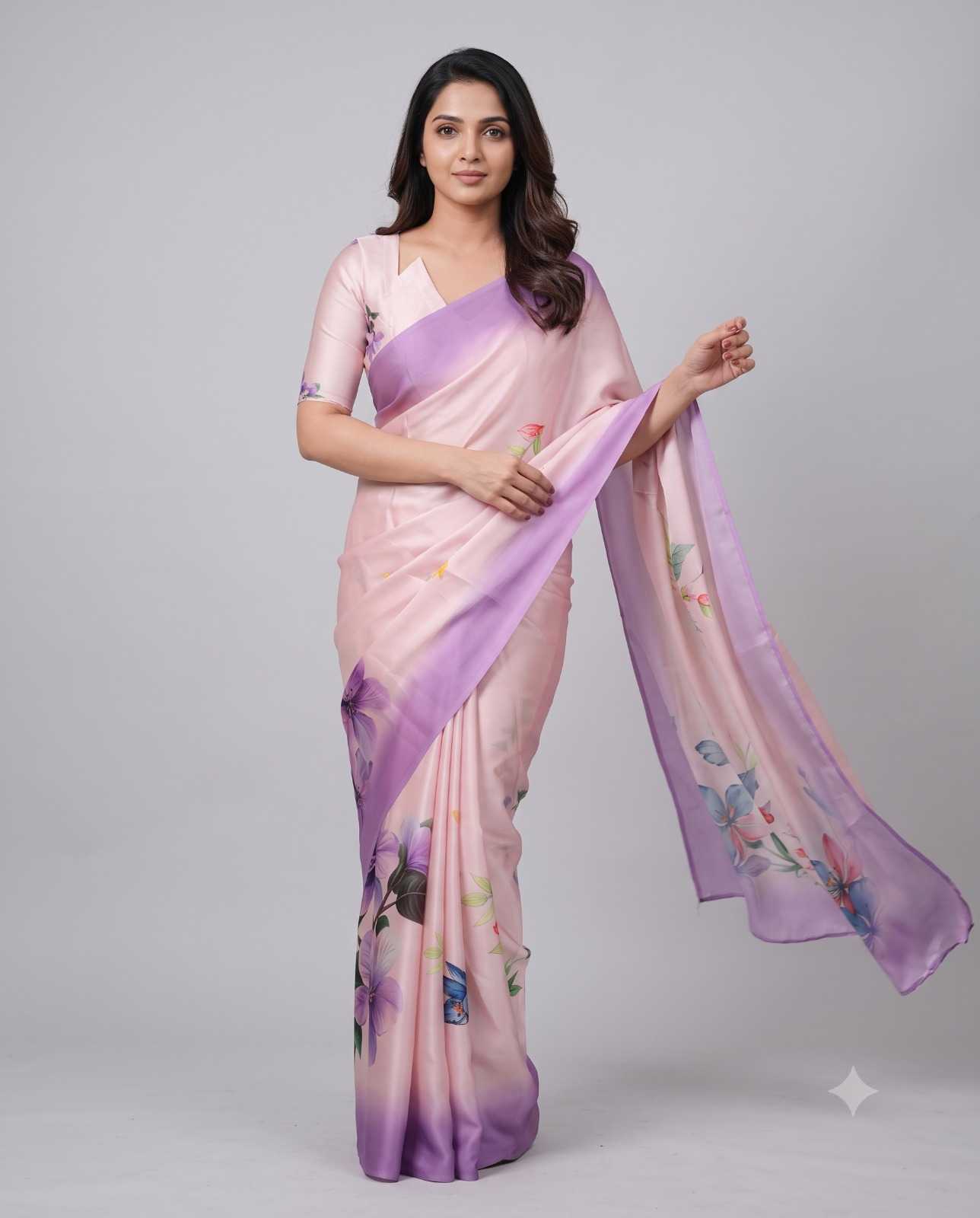 YNF Wholesale Satin Silk Party Wear Silk Sarees  | Surat Manufacturer