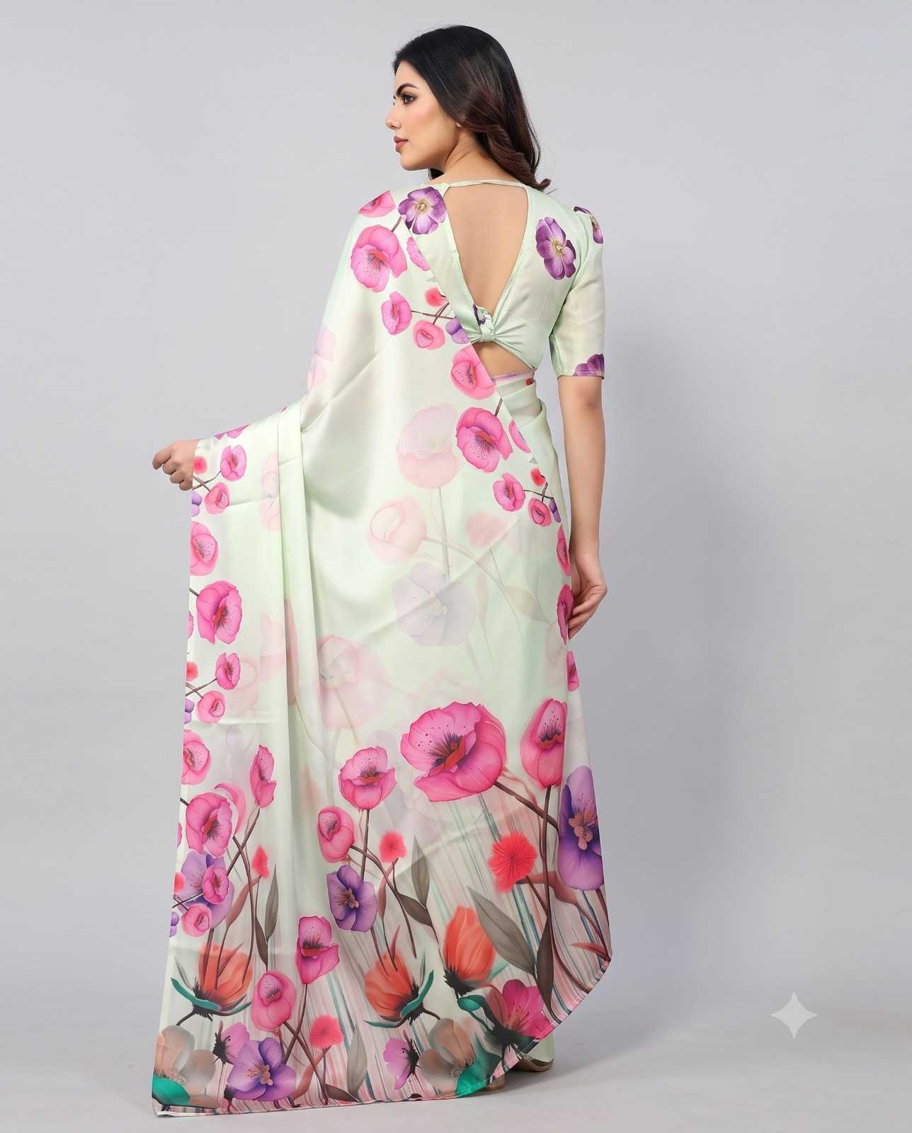 YNF Wholesale Satin Silk Party Wear Silk Sarees  | Surat Manufacturer