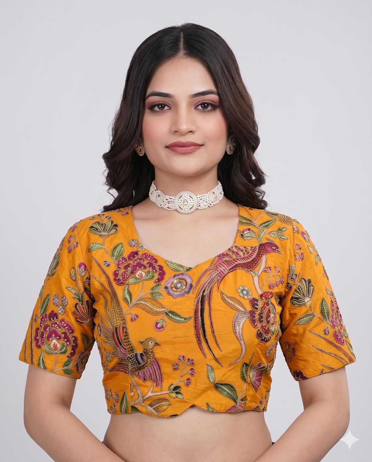 YNF Wholesale Pure Viscos Printed Blouse  | Surat Manufacturer