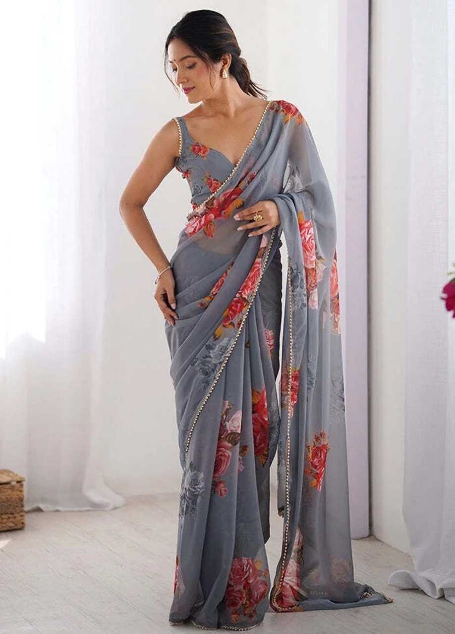 YNF Wholesale Georgette Fancy Sarees KESH554 596 | Surat Manufacturer