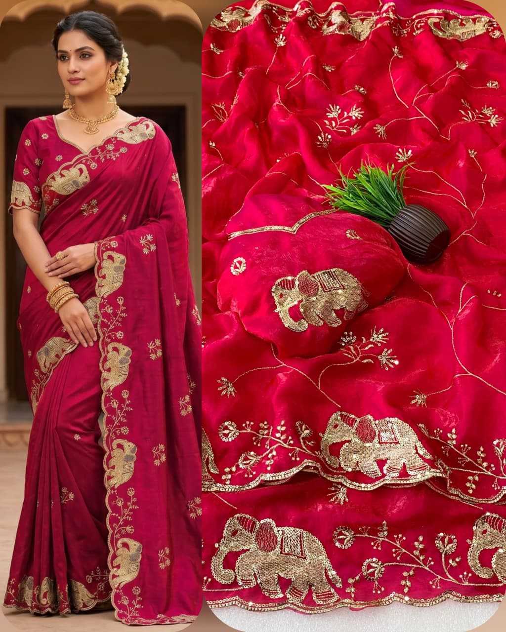 YNF Wholesale Space Silk Designer Sarees KESH554 BAHUBALI | Surat Manufacturer