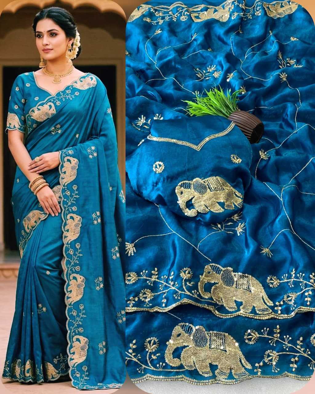 YNF Wholesale Space Silk Designer Sarees KESH554 BAHUBALI | Surat Manufacturer