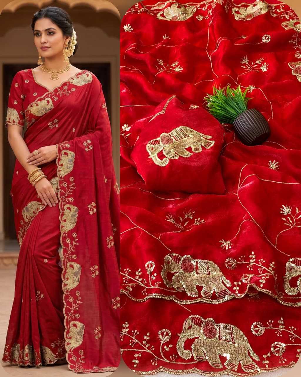 YNF Wholesale Space Silk Designer Sarees KESH554 BAHUBALI | Surat Manufacturer