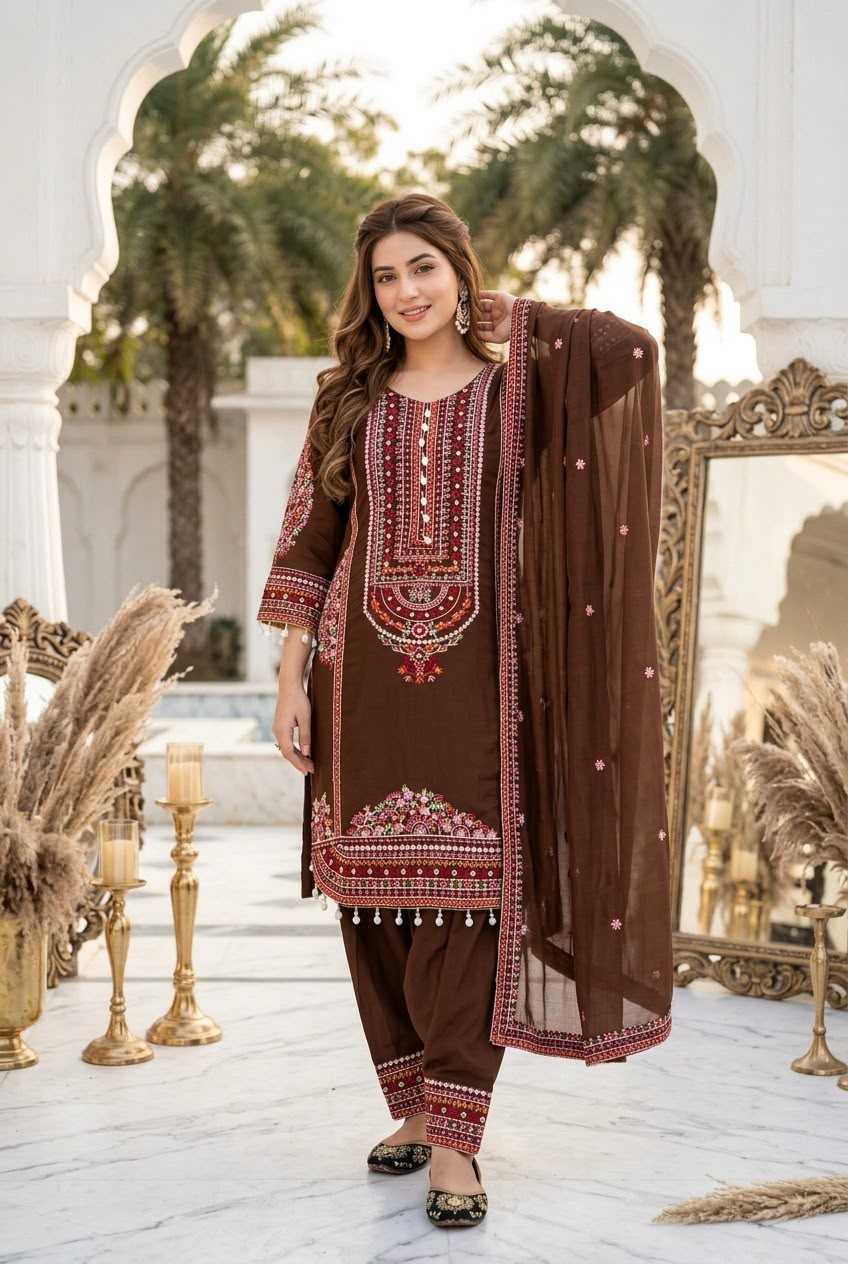 YNF Wholesale Chanderi Soft Cotton Suits  | Surat Manufacturer