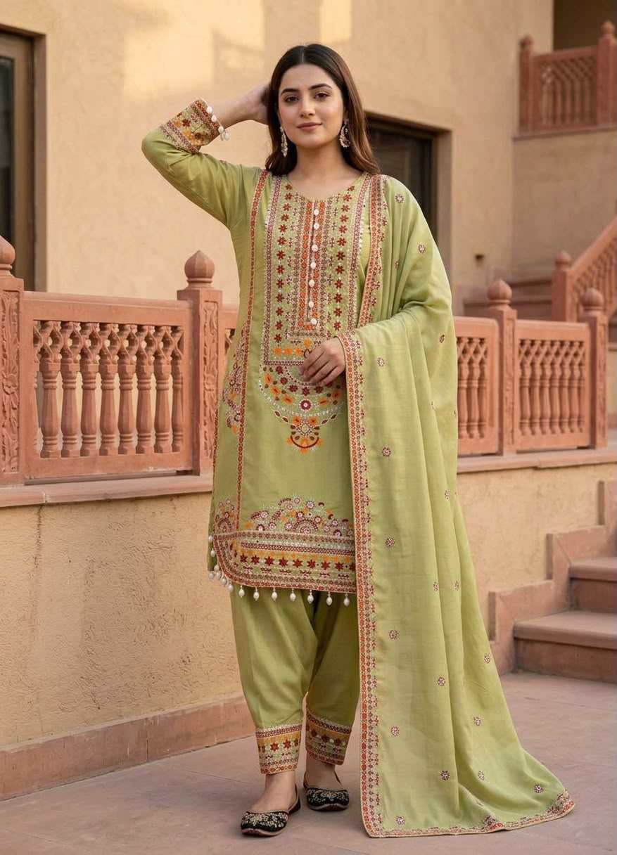 YNF Wholesale Chanderi Soft Cotton Suits  | Surat Manufacturer