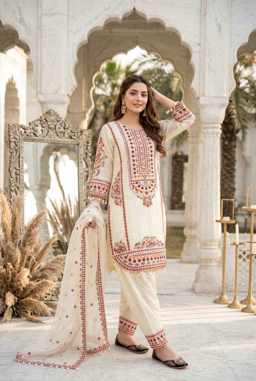 YNF Wholesale Chanderi Soft Cotton Suits  | Surat Manufacturer