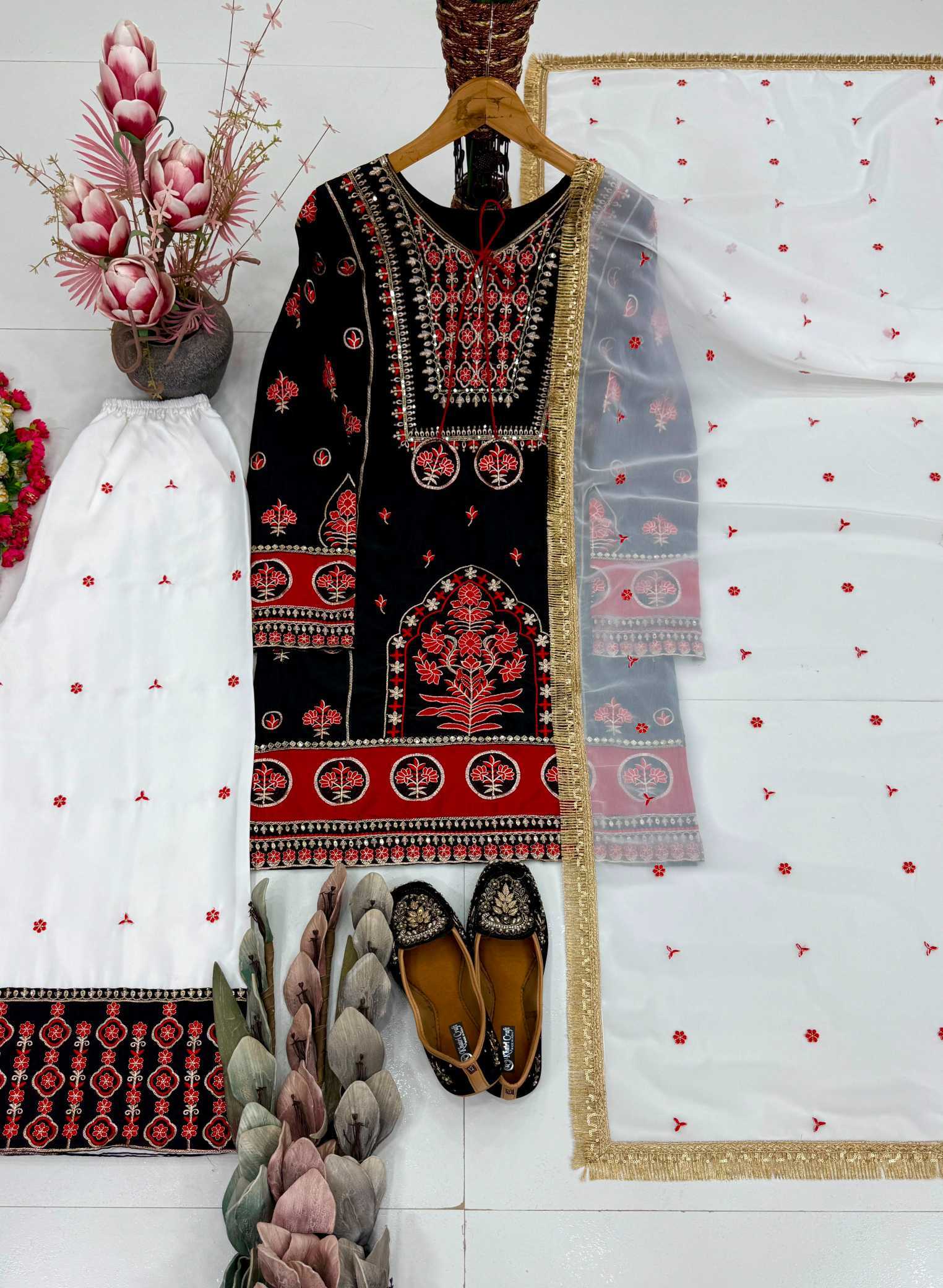 YNF Wholesale Heavy Silk Embroidery Suits  | Surat Manufacturer