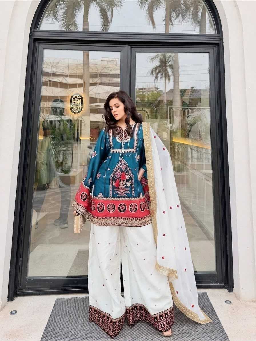 YNF Wholesale Heavy Silk Embroidery Suits  | Surat Manufacturer