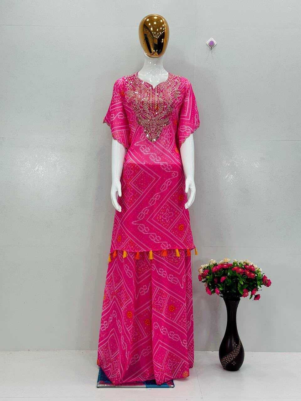 YNF Wholesale Faux Georgette Embroidery Suits  | Surat Manufacturer