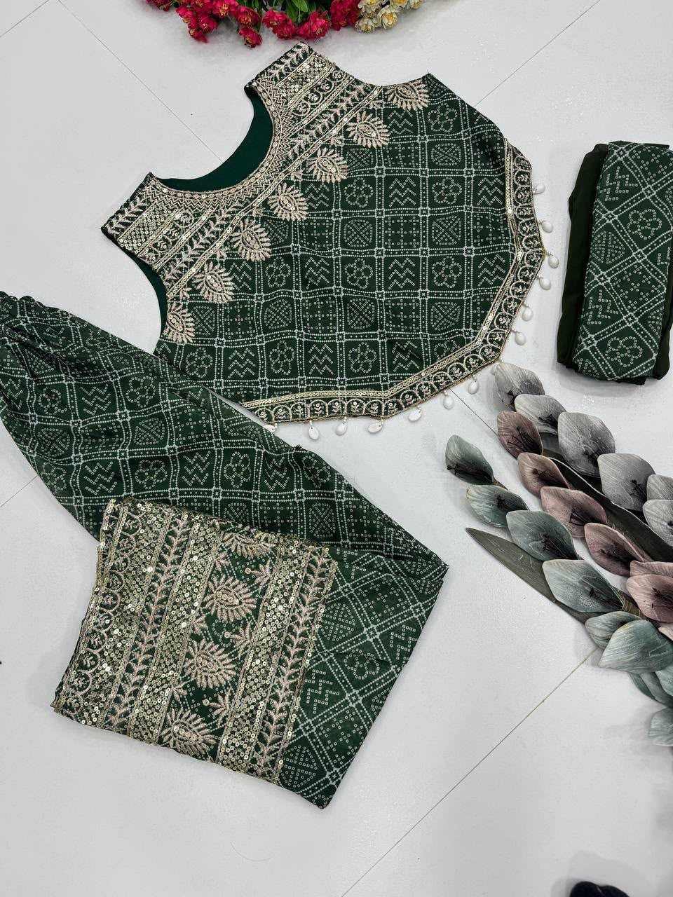 YNF Wholesale Faux Georgette Printed Suits  | Surat Manufacturer