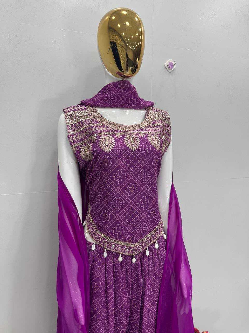 YNF Wholesale Faux Georgette Printed Suits  | Surat Manufacturer