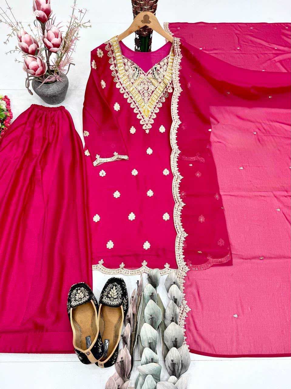YNF Wholesale Heavy Silk Sharara Salwar Suits  | Surat Manufacturer
