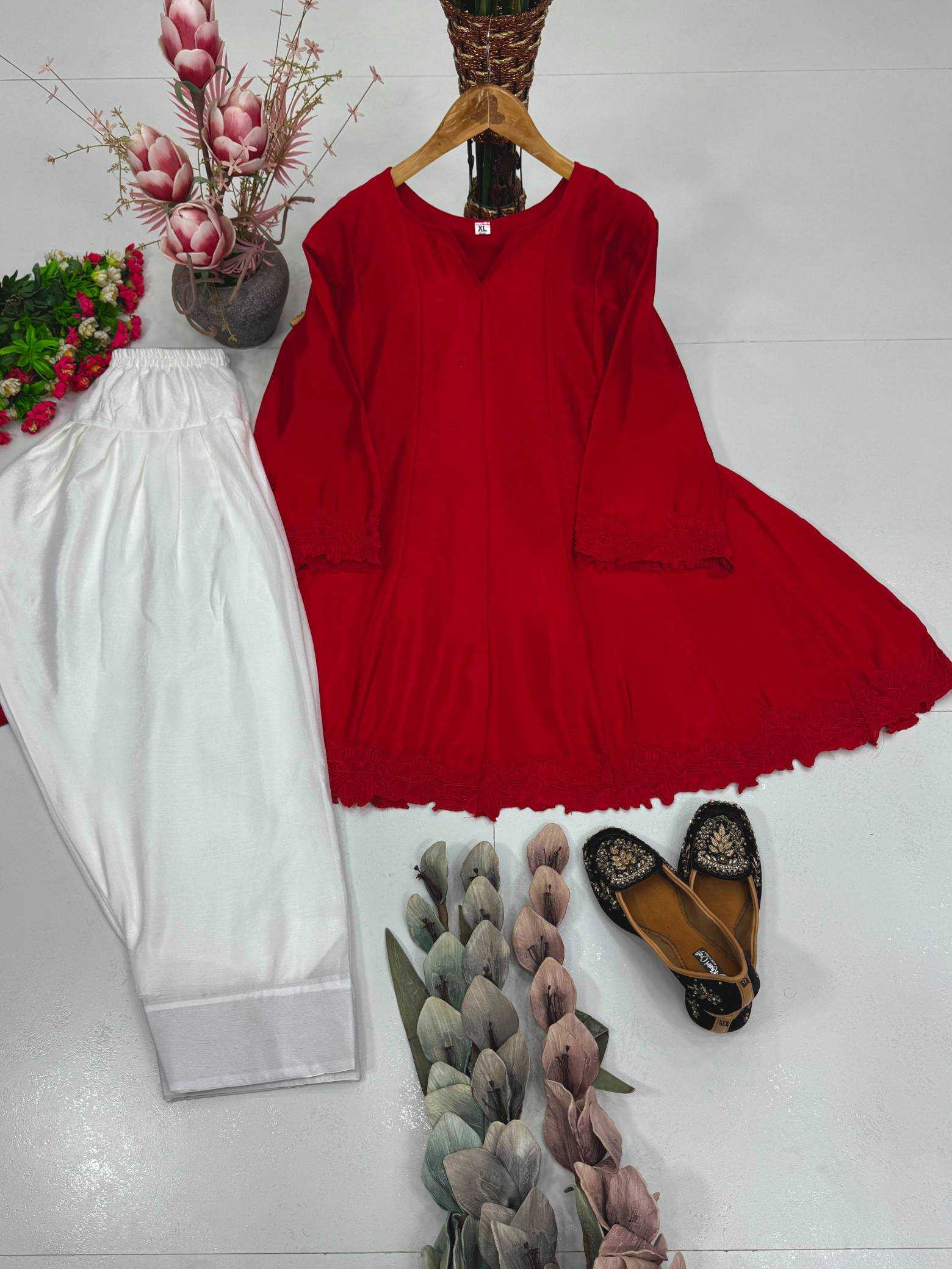 YNF Wholesale Chanderi Soft Designer Kurtis  | Surat Manufacturer