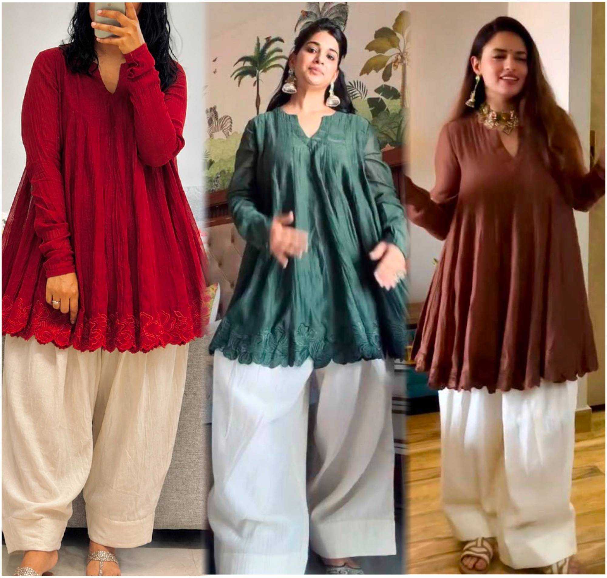 YNF Wholesale Chanderi Soft Designer Kurtis  | Surat Manufacturer