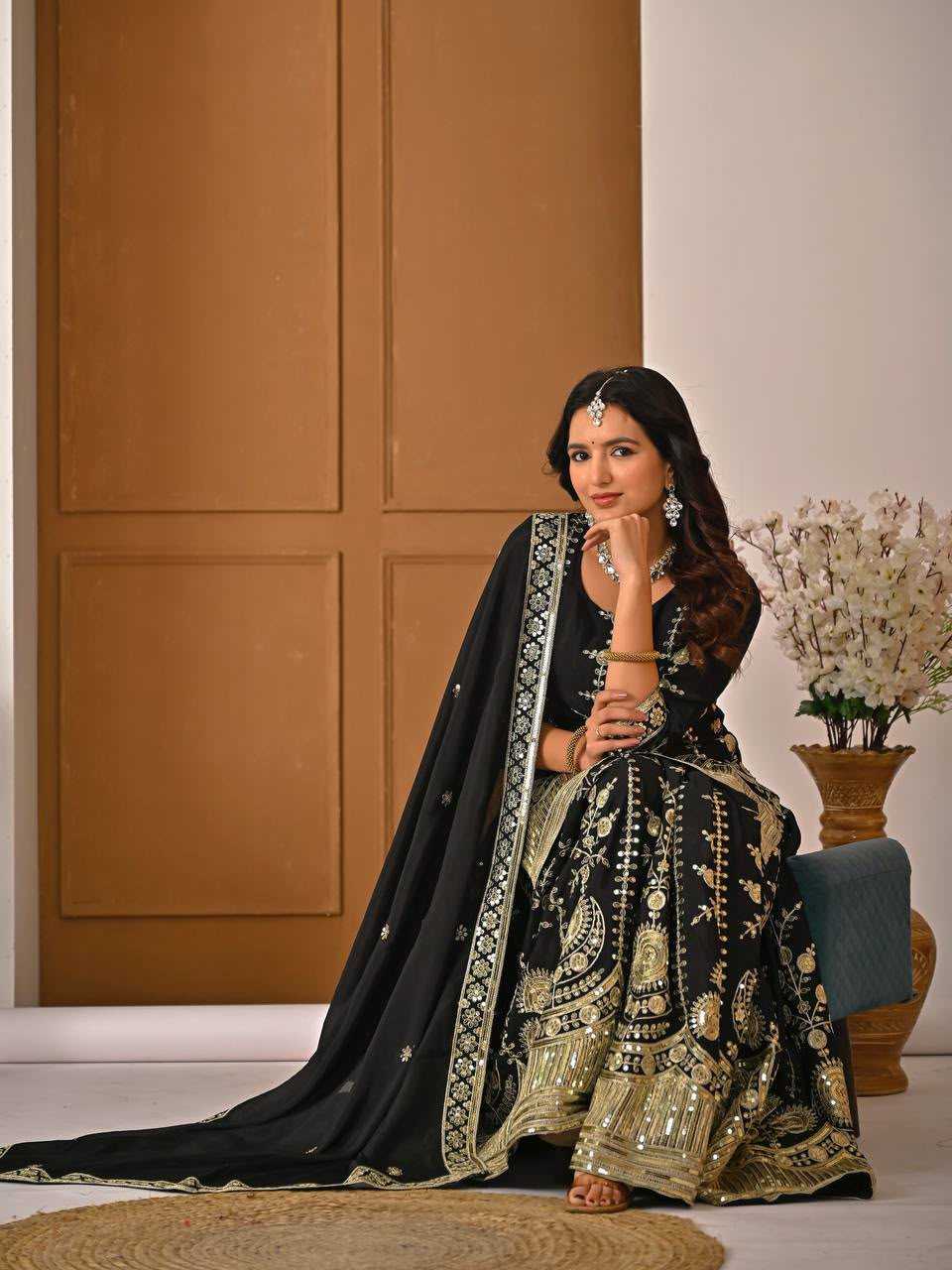 YNF Wholesale Vichitra Silk Sharara Salwar Suits  | Surat Manufacturer