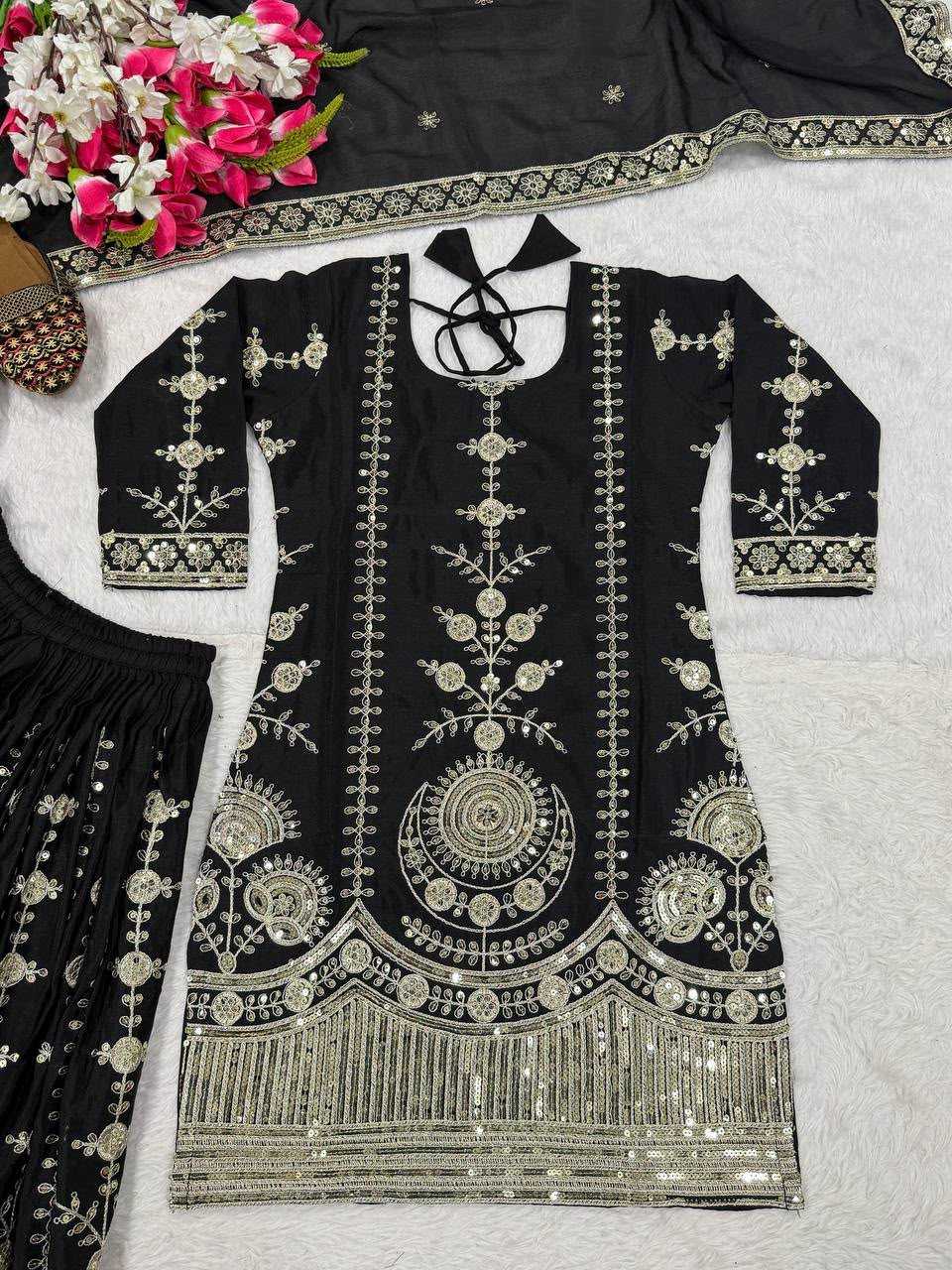 YNF Wholesale Vichitra Silk Sharara Salwar Suits  | Surat Manufacturer