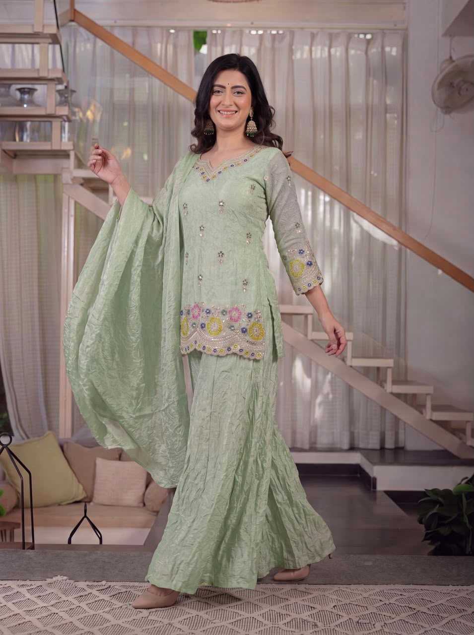 YNF Wholesale Crunchi Sharara Salwar Suits  | Surat Manufacturer