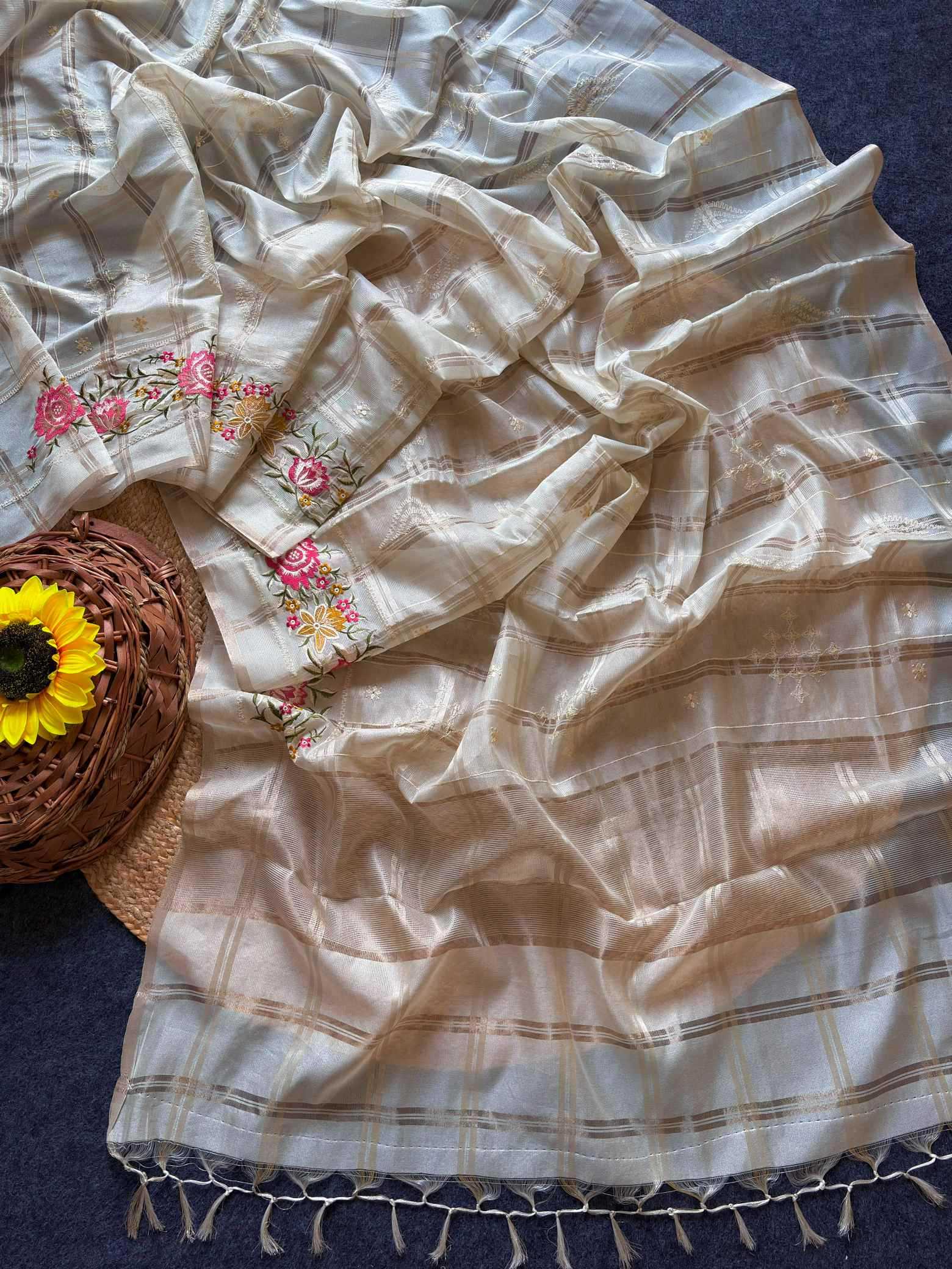 YNF Wholesale Tussar Silk Designer Silk Sarees  | Surat Manufacturer