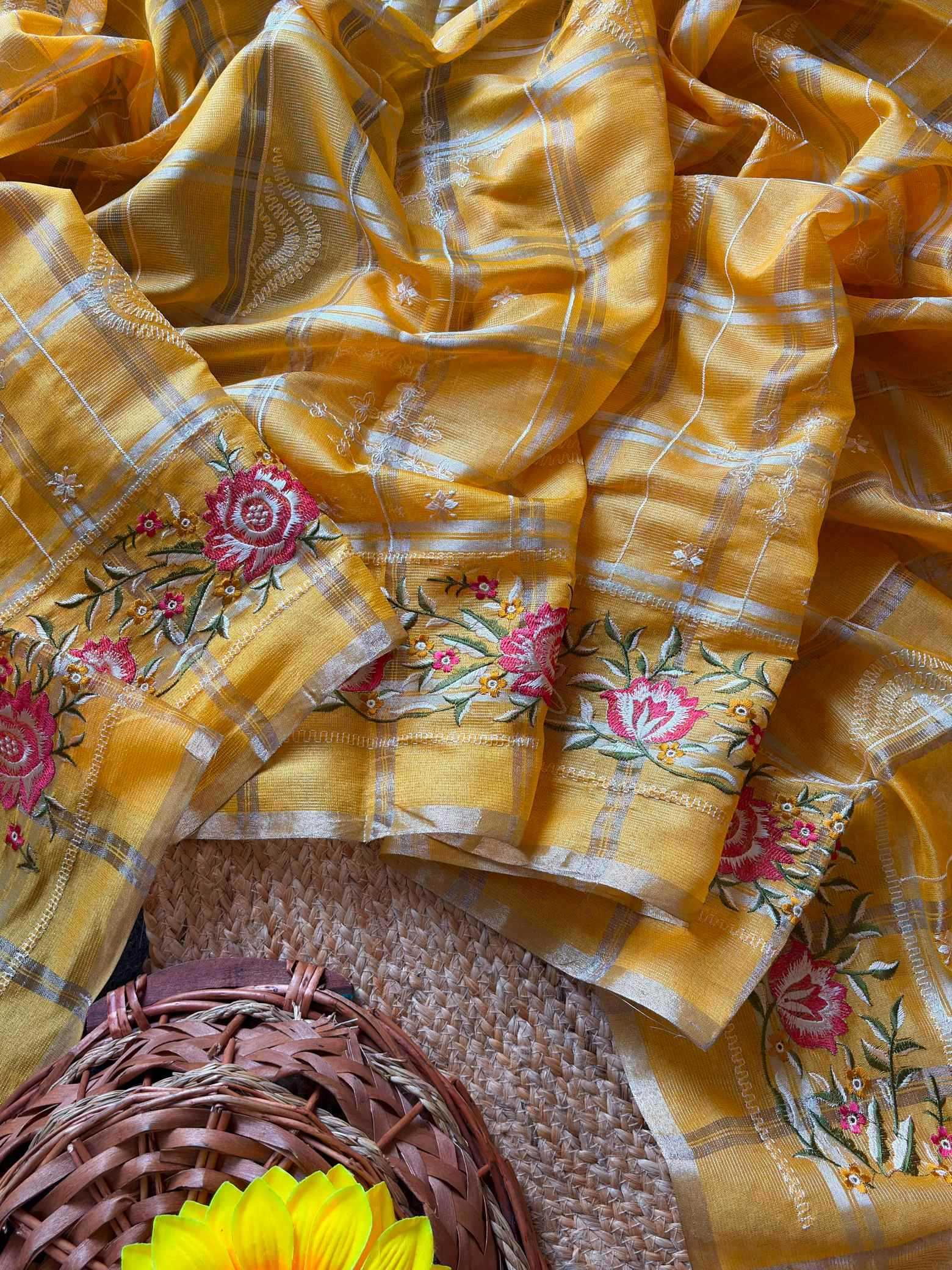 YNF Wholesale Tussar Silk Designer Silk Sarees  | Surat Manufacturer