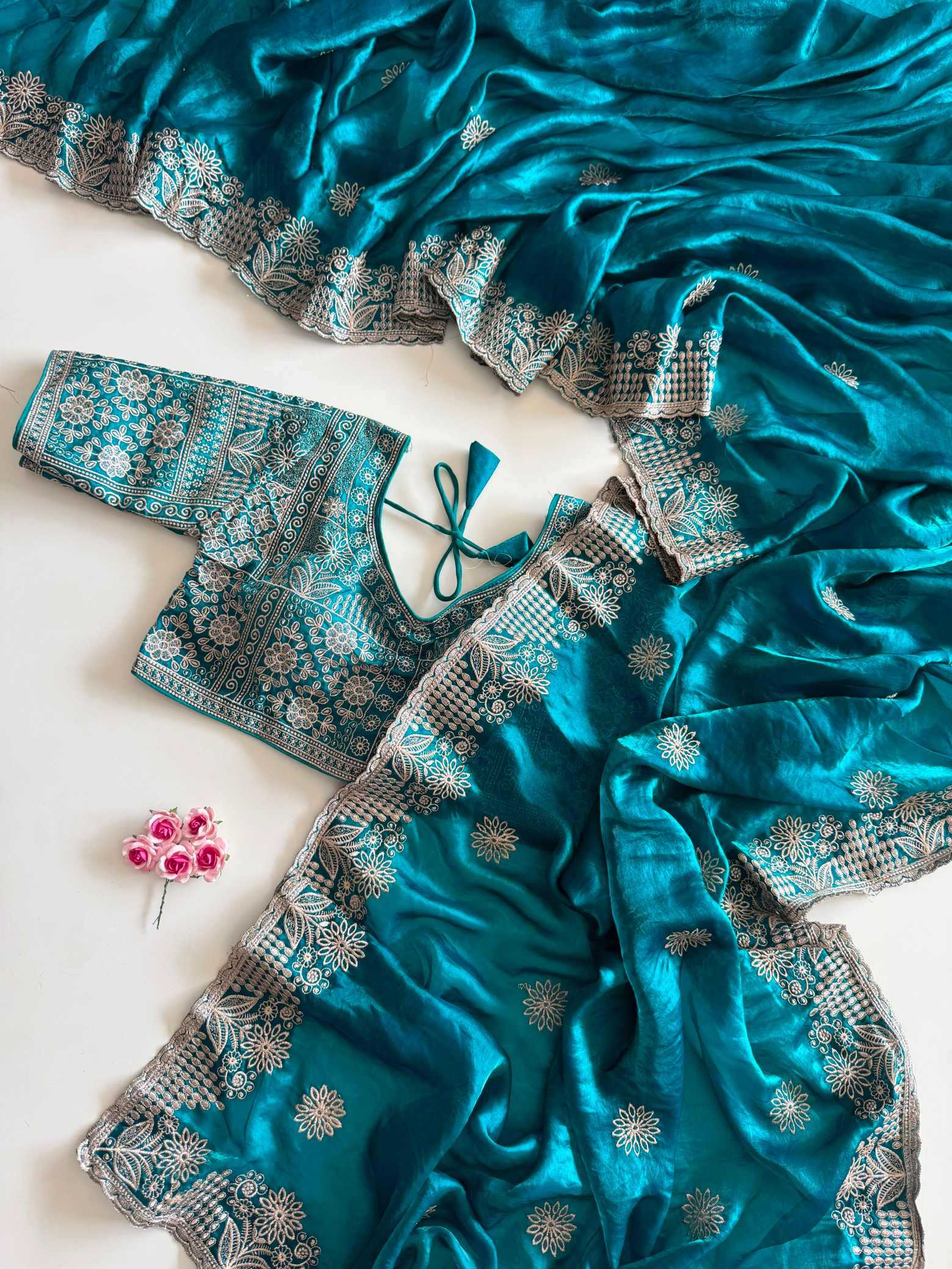 YNF Wholesale Satin Silk Designer Silk Sarees  | Surat Manufacturer