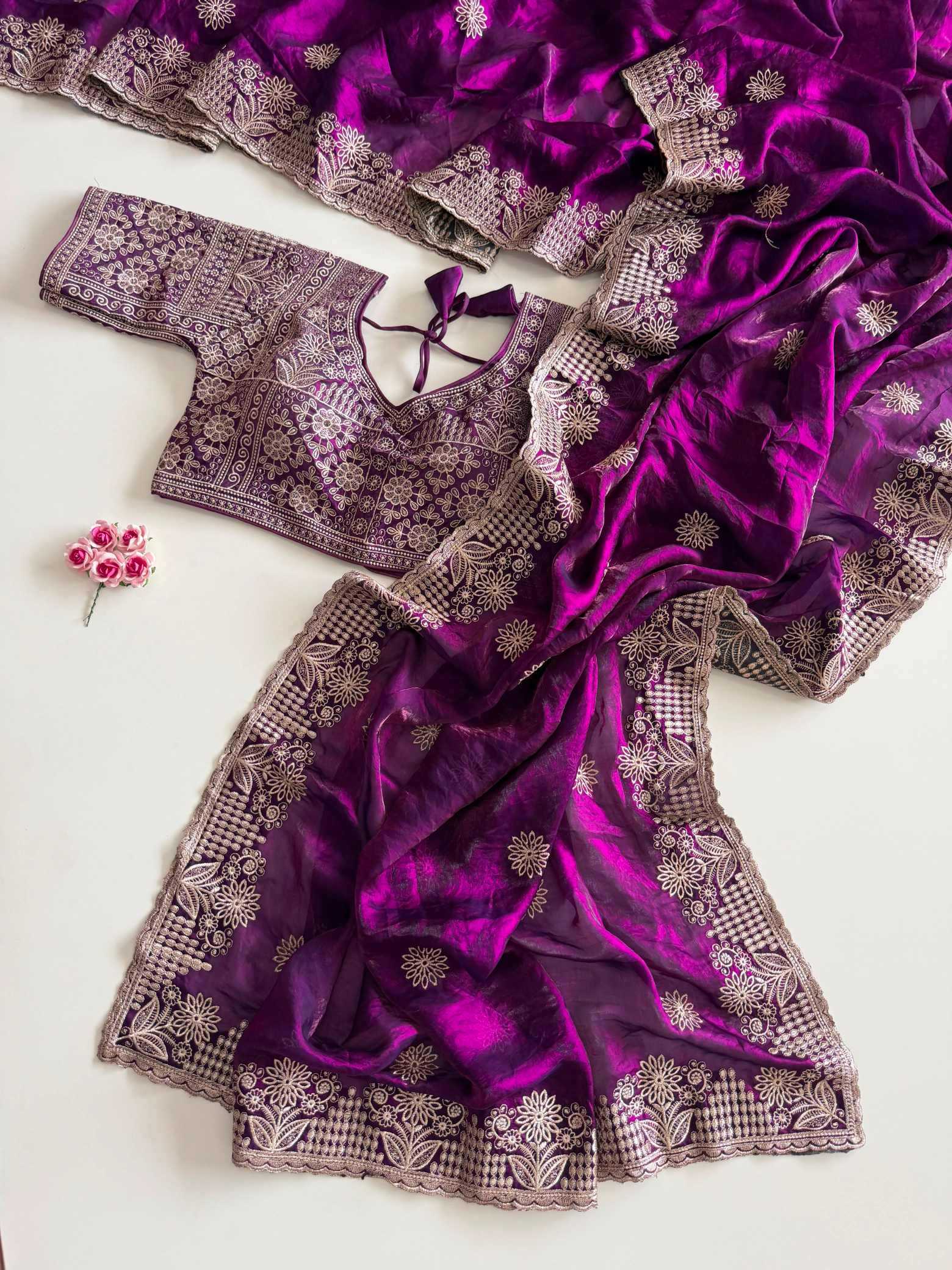 YNF Wholesale Satin Silk Designer Silk Sarees  | Surat Manufacturer