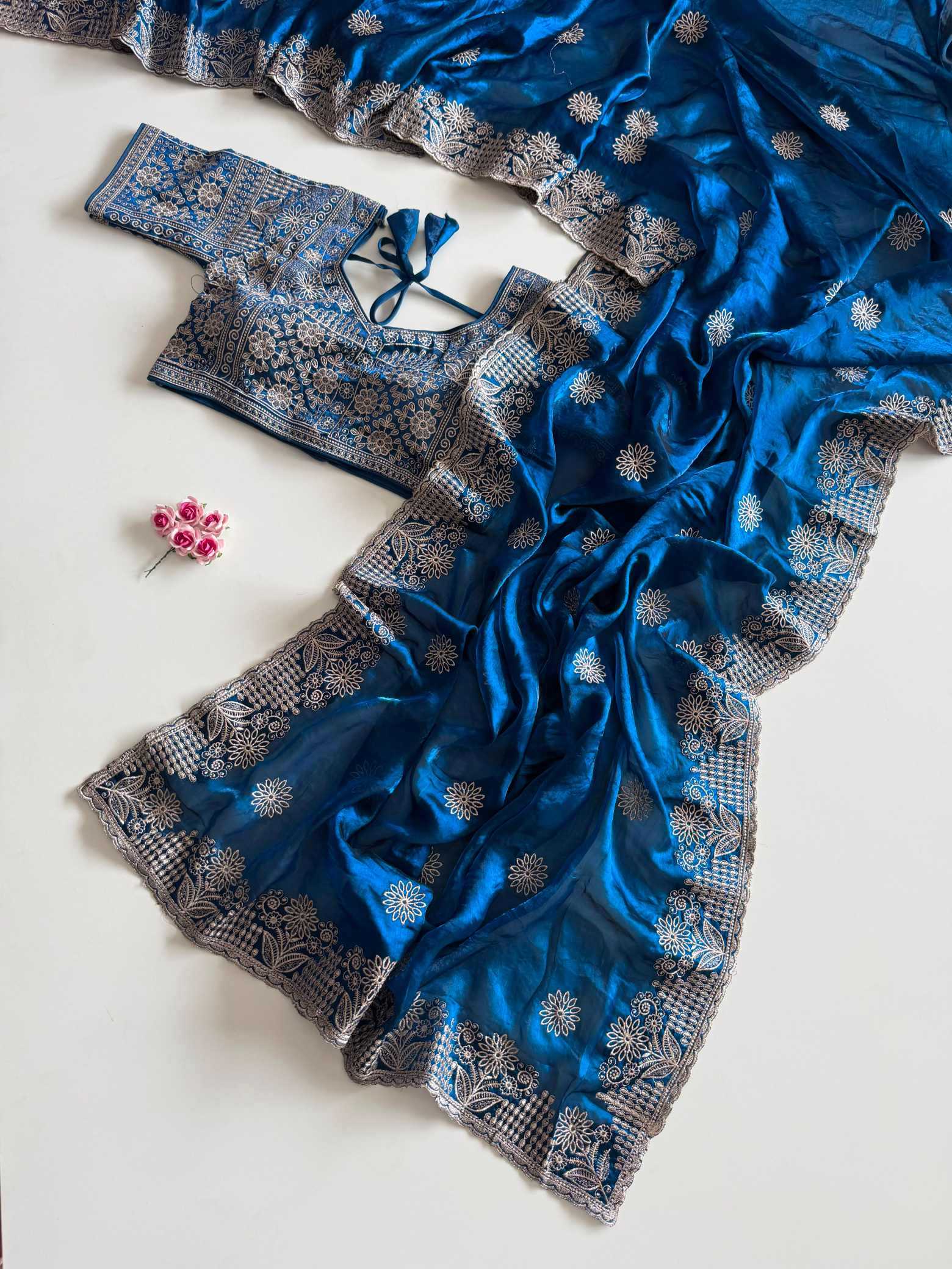 YNF Wholesale Satin Silk Designer Silk Sarees  | Surat Manufacturer
