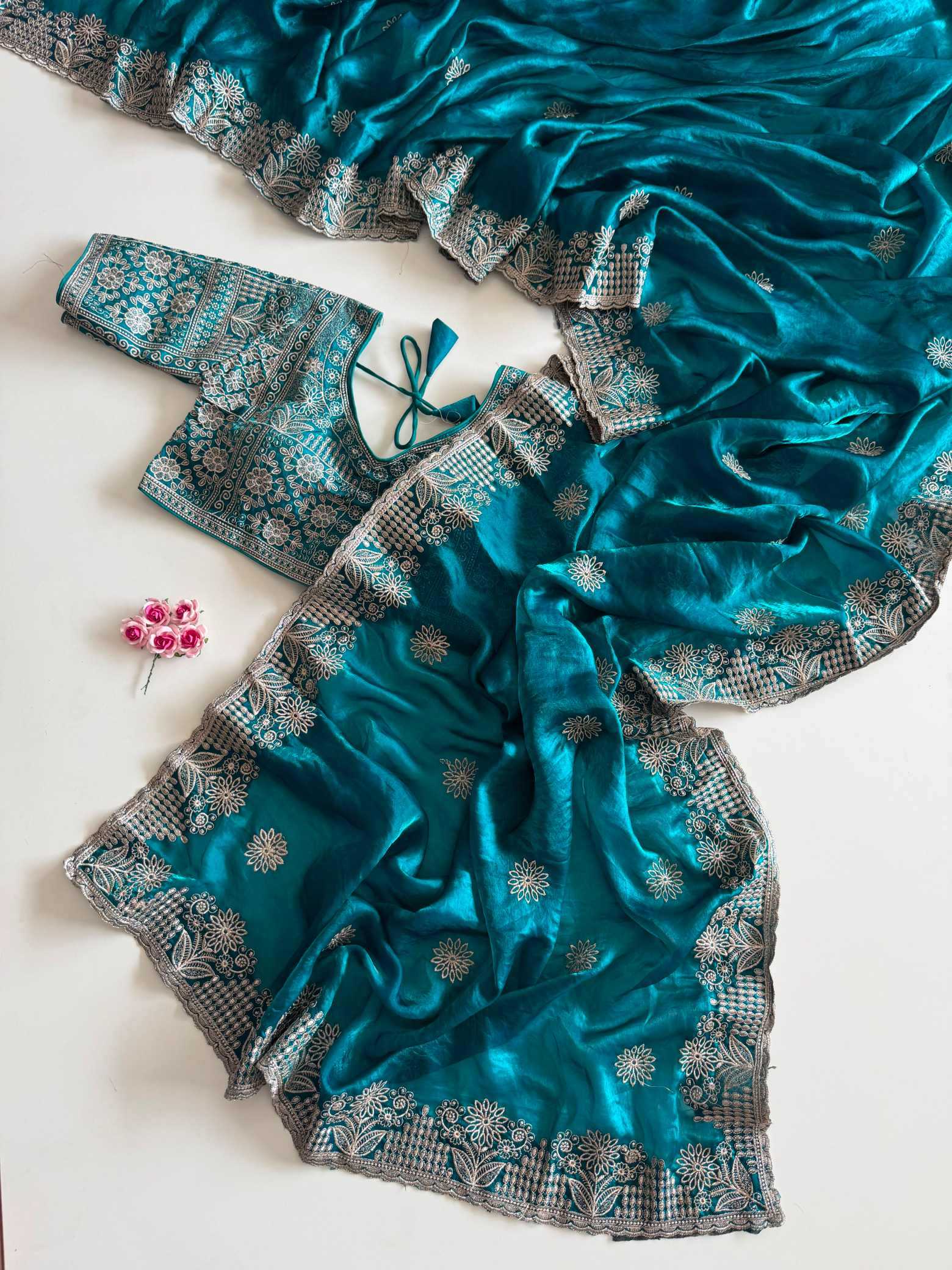 YNF Wholesale Satin Silk Designer Silk Sarees  | Surat Manufacturer
