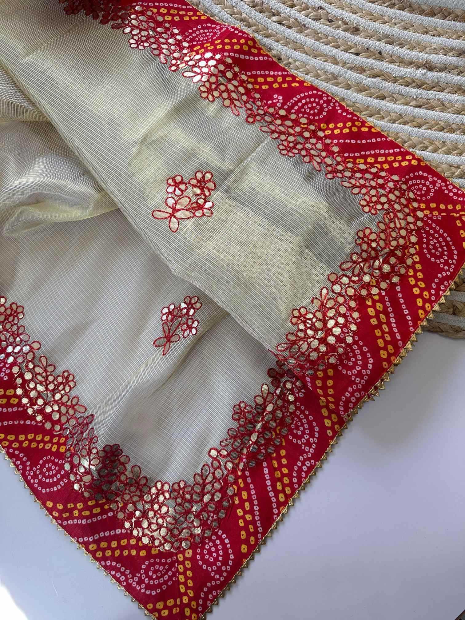 YNF Wholesale Soft Kota Gota Patti Sarees  | Surat Manufacturer
