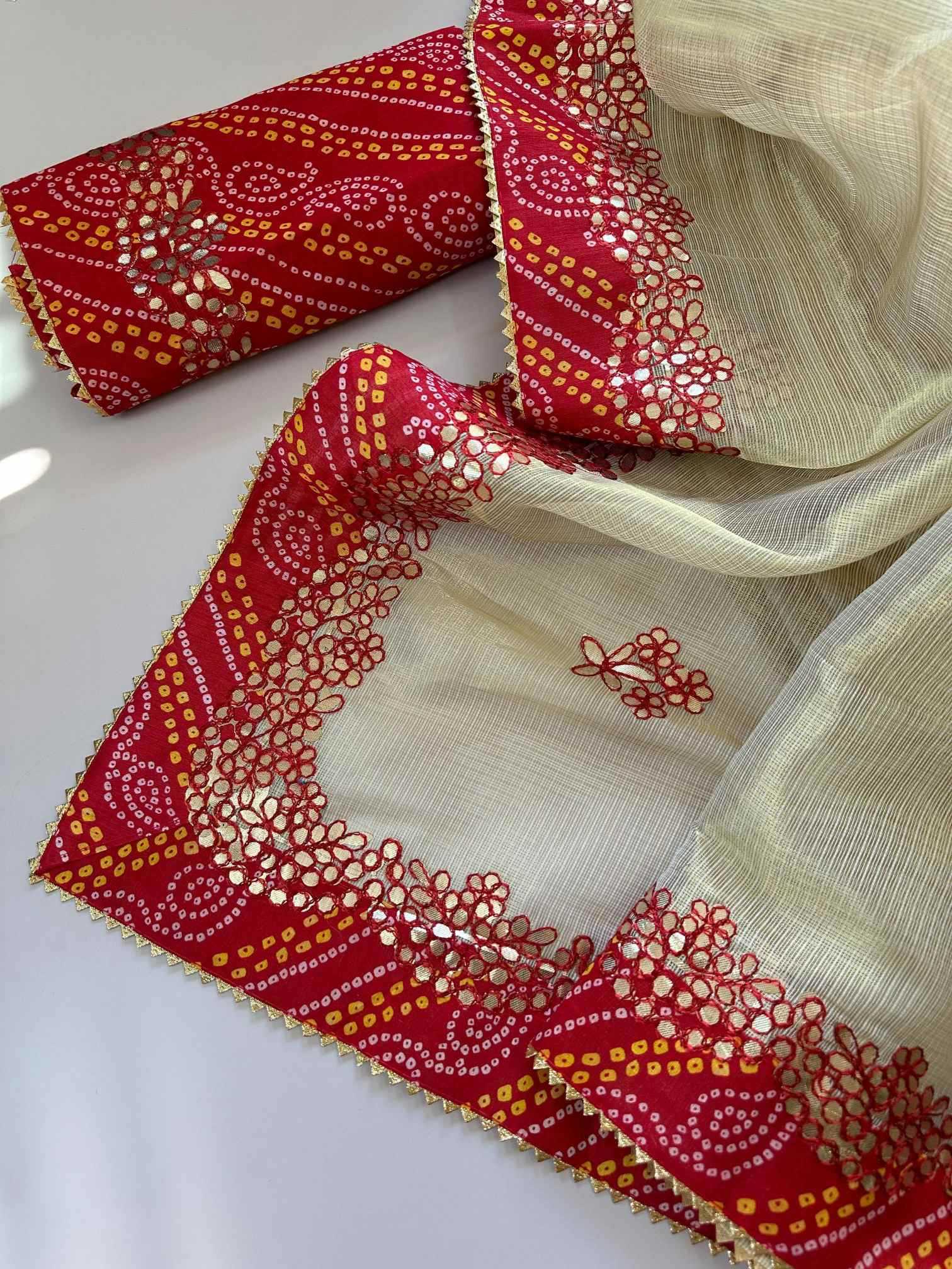 YNF Wholesale Soft Kota Gota Patti Sarees  | Surat Manufacturer
