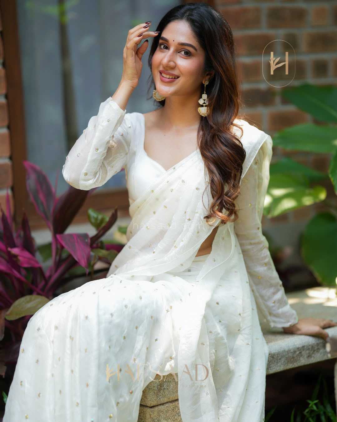 YNF Wholesale Satin White Sarees KESH569 Amoghini | Surat Manufacturer