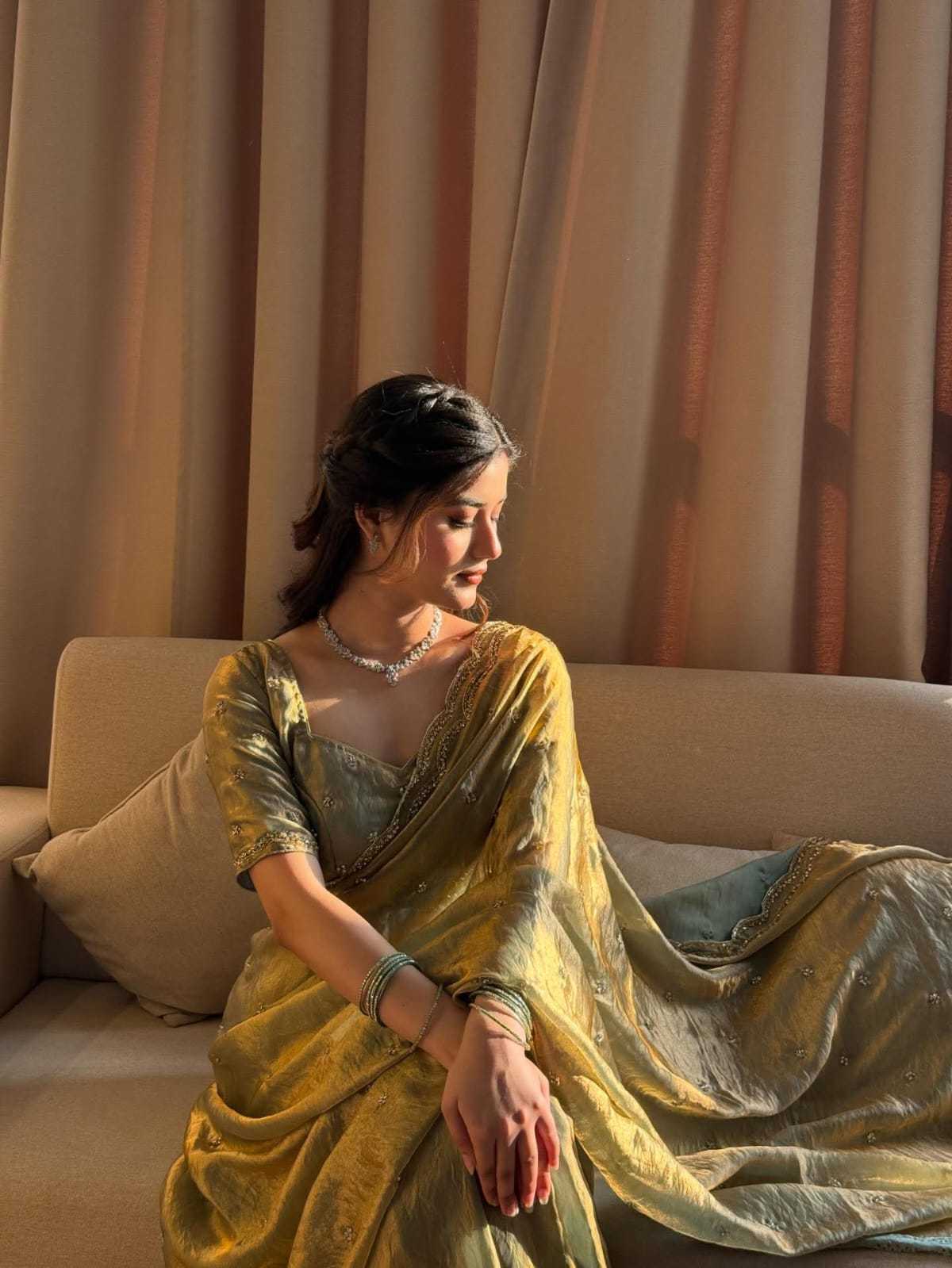 YNF Wholesale Satin Silk Party Wear Silk Sarees  | Surat Manufacturer