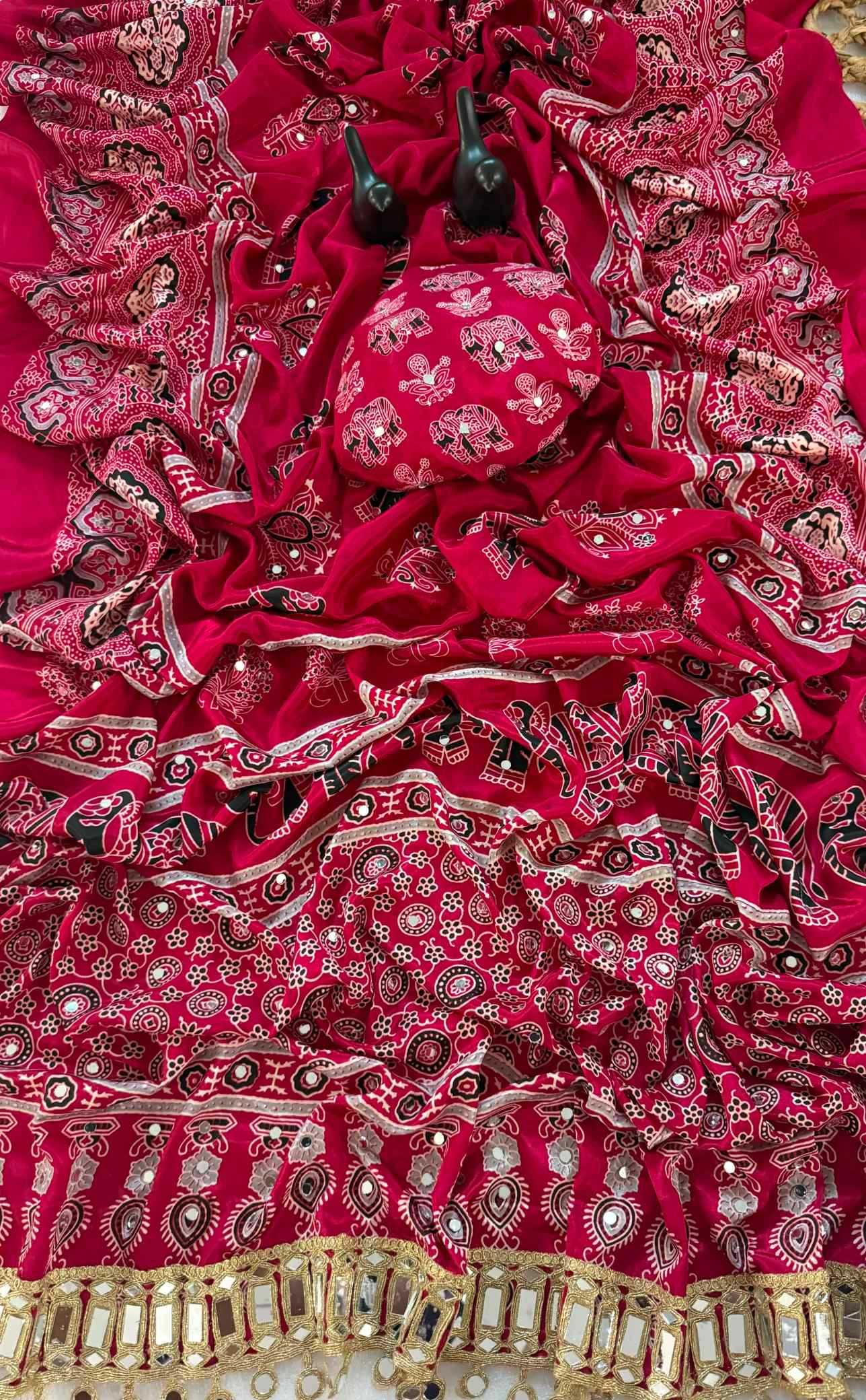 YNF Wholesale Satin Silk Printed Silk Saree  | Surat Manufacturer