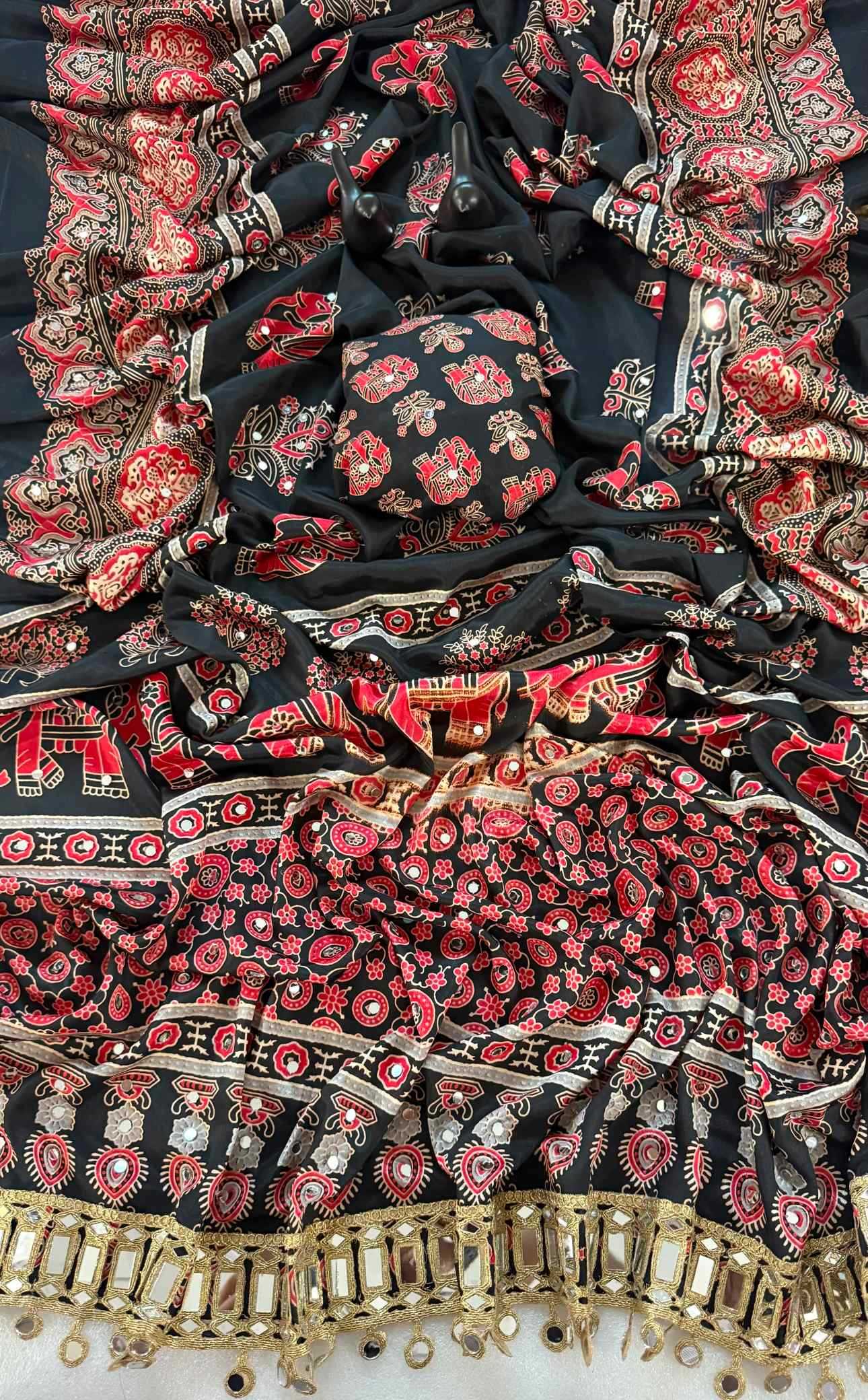YNF Wholesale Satin Silk Printed Silk Saree  | Surat Manufacturer