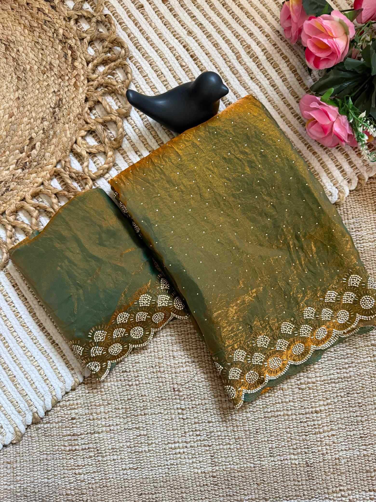 YNF Wholesale Space Silk Party Wear Silk Sarees  | Surat Manufacturer