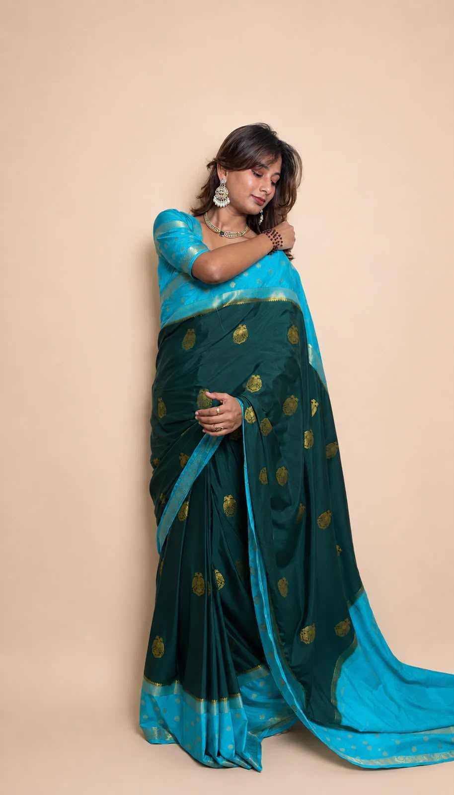 YNF Wholesale Mysore Silk Party Gowns  | Surat Manufacturer