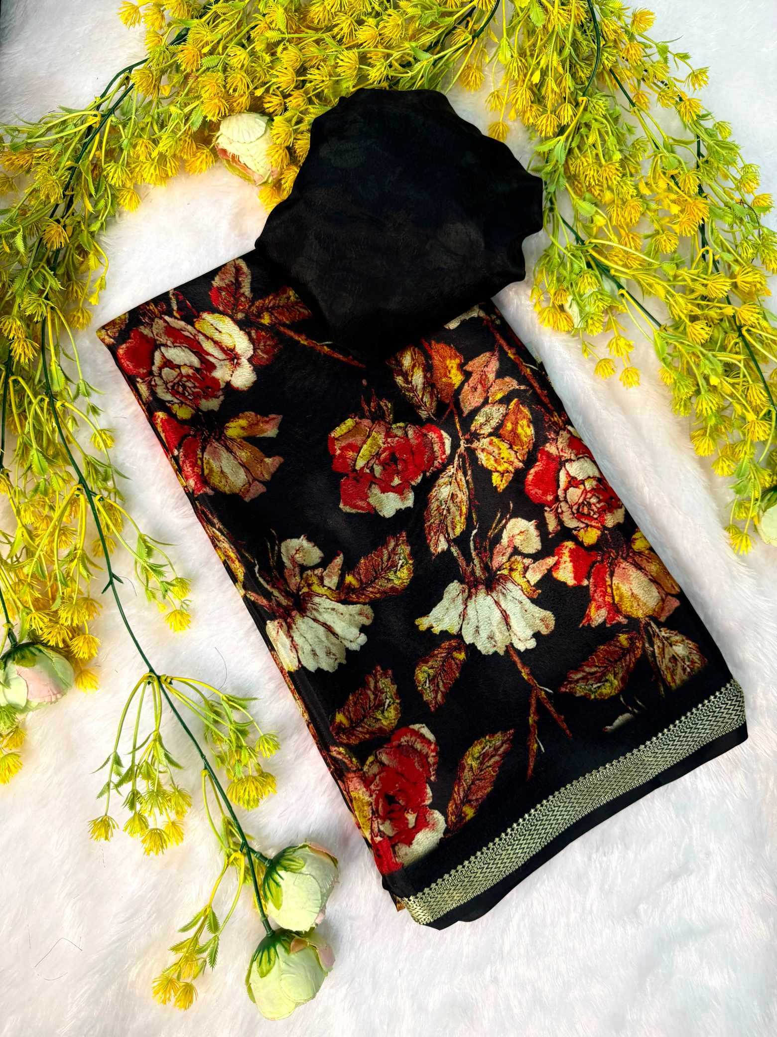 YNF Wholesale Italian Silk Party Wear Silk Sarees  | Surat Manufacturer