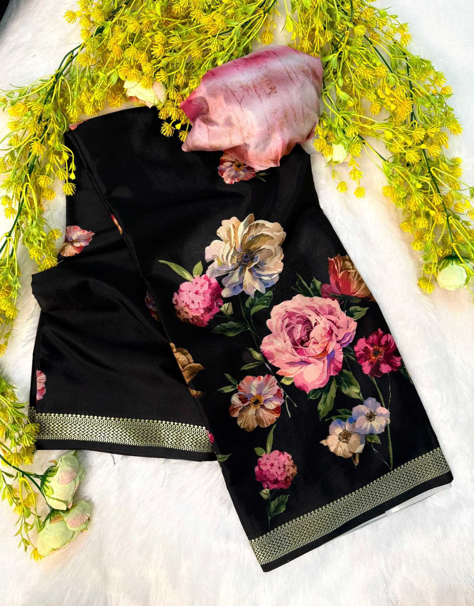 YNF Wholesale Italian Silk Party Wear Silk Sarees  | Surat Manufacturer