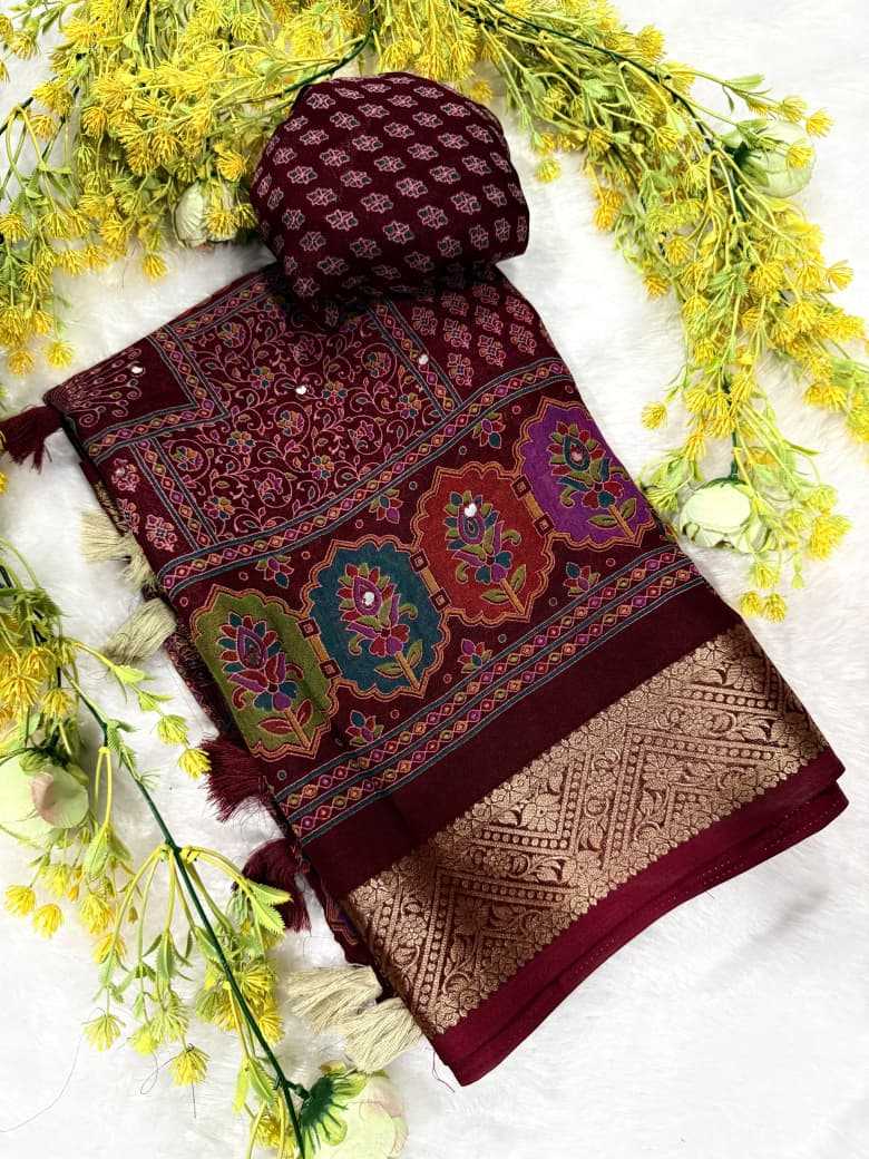 YNF Wholesale Crepe Silk Tussar Silk Sarees  | Surat Manufacturer