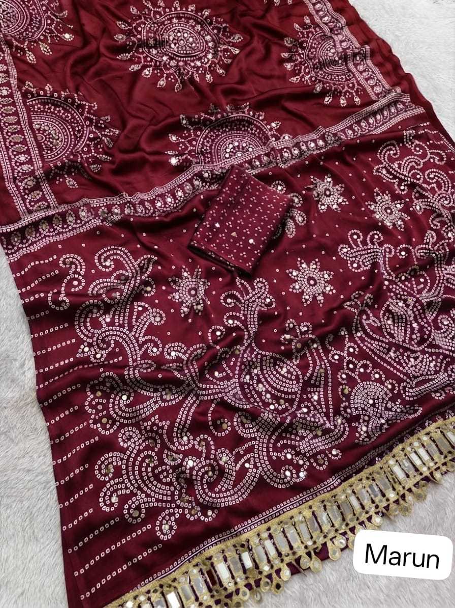 YNF Wholesale Satin Silk Printed Silk Saree  | Surat Manufacturer